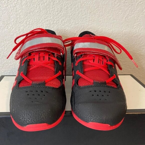 Adidas Adipower M21865 Black/Red Weightlifting Shoes Sneakers Men's 11.5 US - Picture 1 of 10